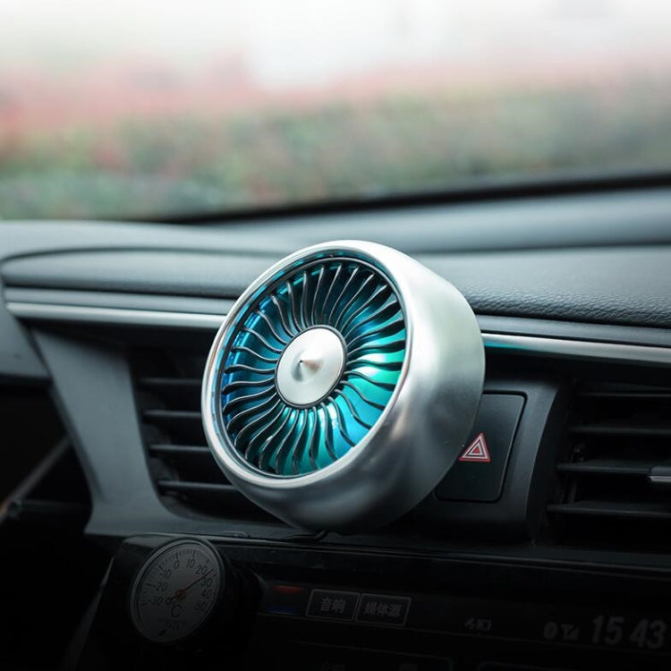 Automobile Multi-function Electric Fan Car Air Outlet USB Interface Mini Fan(Black) - Heating & Fans by PMC TechLife | Online Shopping South Africa | PMC TechLife | Buy Now Pay Later Mobicred