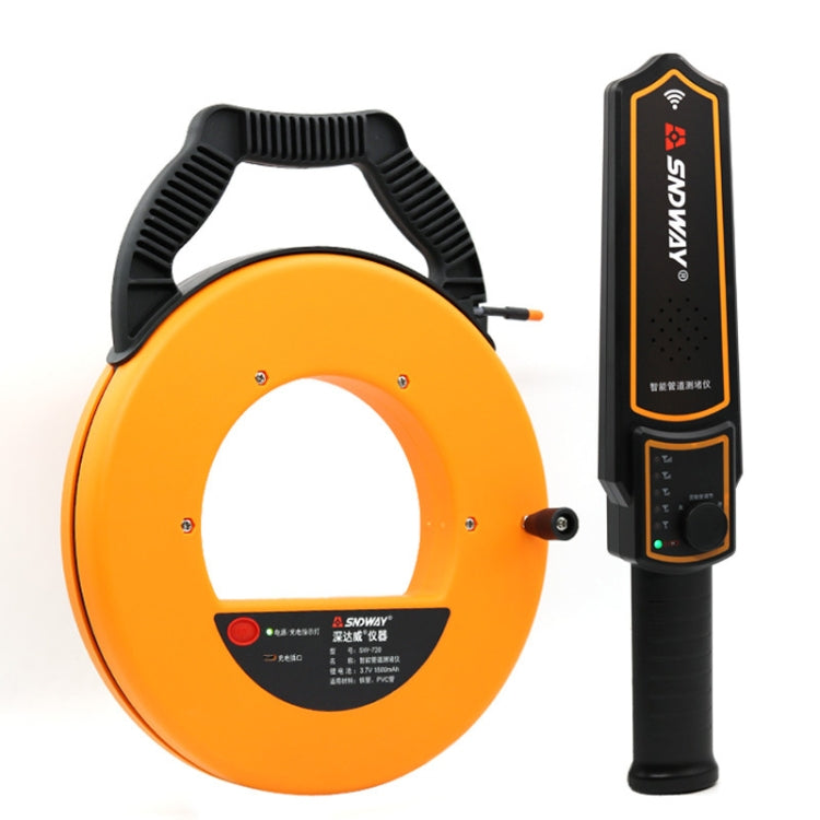 SNDWAY Pipe Scanner Thickness PVC Pipe Blockage Width Measuring Instrument, Specification:SW720 Standard (20 meters) - Coating Thickness Gauge by SNDWAY | Online Shopping South Africa | PMC Jewellery | Buy Now Pay Later Mobicred