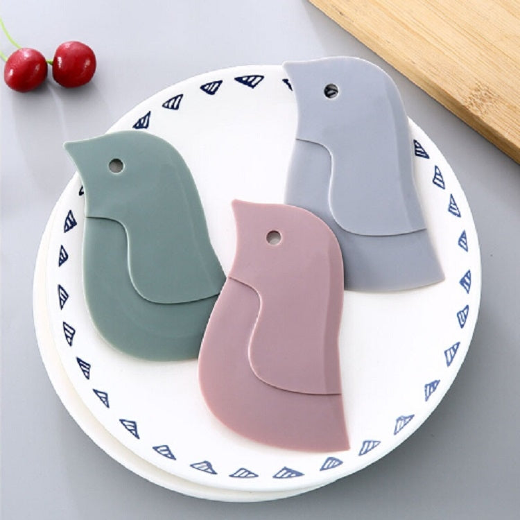 4 PCS Penguin Shape Soft Scraper Kitchen Baking Gadget(Grey) - Cutlery Sets by PMC Jewellery | Online Shopping South Africa | PMC Jewellery | Buy Now Pay Later Mobicred