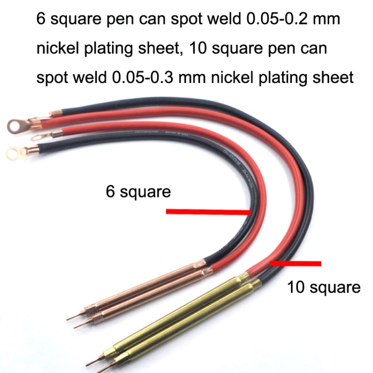 Compatible Version 12V Digital Display DIY Battery Spot Welding Machine Pen Control, Style:6 Square Pen With Case - Others by PMC TechLife | Online Shopping South Africa | PMC TechLife | Buy Now Pay Later Mobicred