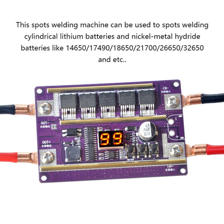 Start Treasure Version 12V Digital Display DIY Battery Spot Welding Machine Pen Control, Style:6 Square Pen - Others by PMC TechLife | Online Shopping South Africa | PMC TechLife | Buy Now Pay Later Mobicred