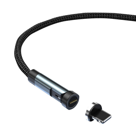 CC57 8Pin Magnetic Interface Rotating Fast Charging Data Cable, Cable Length 2m(Black) - Charging Cable & Head by PMC Jewellery | Online Shopping South Africa | PMC Jewellery | Buy Now Pay Later Mobicred