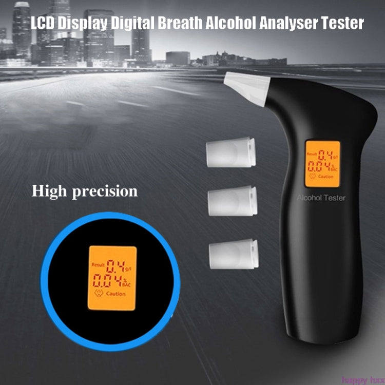 Kewesi Portable Blowing Alcohol Tester(KWS-712T Black) - Breath Alcohol Tester by PMC TechLife | Online Shopping South Africa | PMC TechLife | Buy Now Pay Later Mobicred