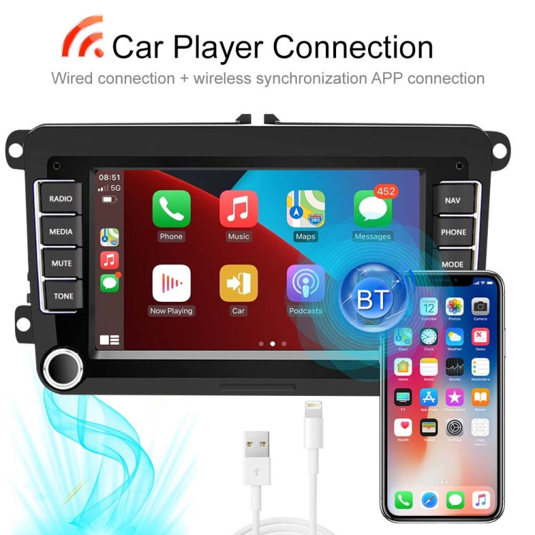 A3040 For Volkswagen 7-inch 2+32G Android Car Navigation Central Control Large Screen Player With Wireless CarPlay, Style:Standard - Car MP3 & MP4 & MP5 by PMC Jewellery | Online Shopping South Africa | PMC Jewellery | Buy Now Pay Later Mobicred