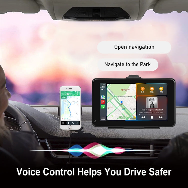 A3135 7 Inch HD Wired Smart Screen With Wireless CarPlay + Android Auto + Android With With 64G Memory Card - Car MP3 & MP4 & MP5 by PMC TechLife | Online Shopping South Africa | PMC TechLife | Buy Now Pay Later Mobicred