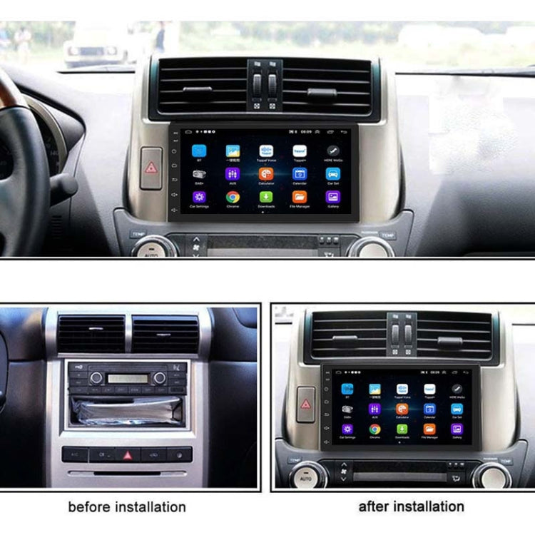 A2222KT 7 Inch Android Navigation WiFi Version 2+64G GPS Bluetooth 2.5D Screen Car Central Control MP5 Player, Style:Standard+12Lights Camera - Car MP3 & MP4 & MP5 by PMC Jewellery | Online Shopping South Africa | PMC Jewellery | Buy Now Pay Later Mobicred