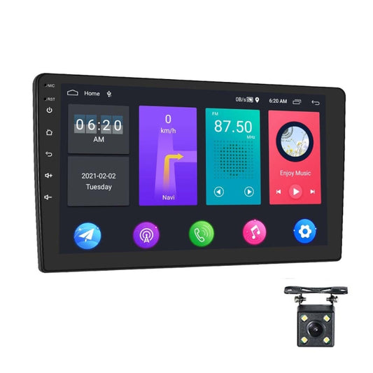 A2799 10 Inch Android WiFi 2+32G Central Control Large screen Universal Car Navigation Reversing Video Player, Style:Standard+4Lights Camera - Car MP3 & MP4 & MP5 by PMC Jewellery | Online Shopping South Africa | PMC Jewellery | Buy Now Pay Later Mobicred