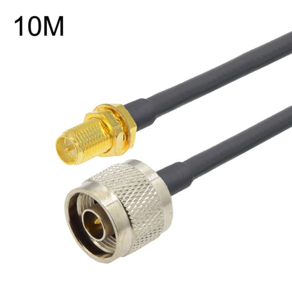 RP-SMA Female To N Male RG58 Coaxial Adapter Cable, Cable Length:10m - Connectors by PMC Jewellery | Online Shopping South Africa | PMC Jewellery | Buy Now Pay Later Mobicred