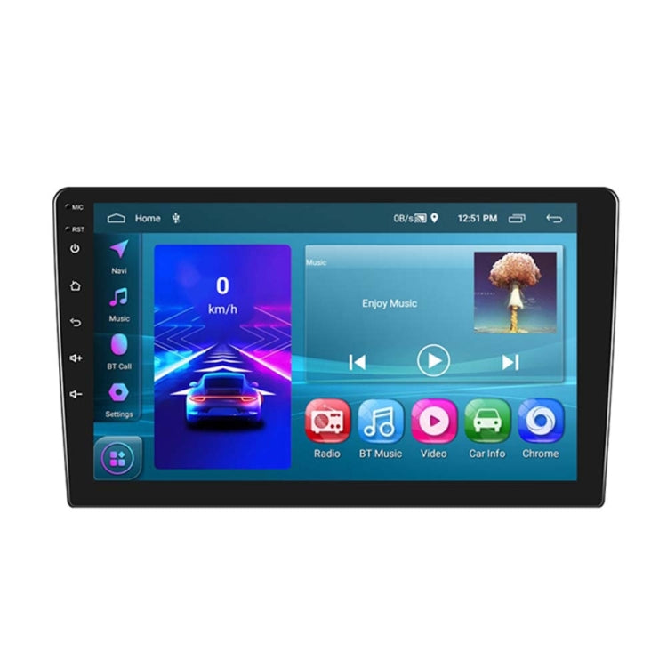 A3196 10 Inch Car Android Large Screen Navigation Central Control Screen 2+64G Player with CarPlay, Style:Standard - Car MP3 & MP4 & MP5 by PMC Jewellery | Online Shopping South Africa | PMC Jewellery | Buy Now Pay Later Mobicred