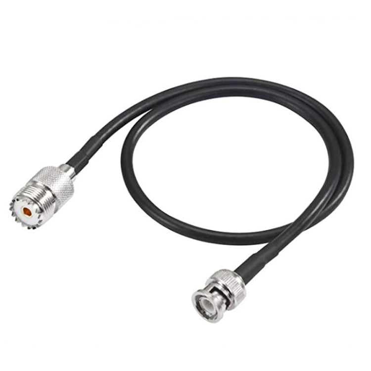 BNC Male To UHF Female RG58 Coaxial Adapter Cable, Cable Length:10m - Connectors by PMC Jewellery | Online Shopping South Africa | PMC Jewellery | Buy Now Pay Later Mobicred