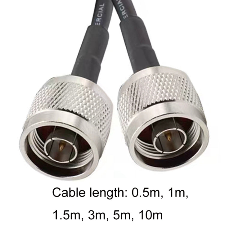 N Male To N Male RG58 Coaxial Adapter Cable, Cable Length:10m - Connectors by PMC Jewellery | Online Shopping South Africa | PMC Jewellery | Buy Now Pay Later Mobicred