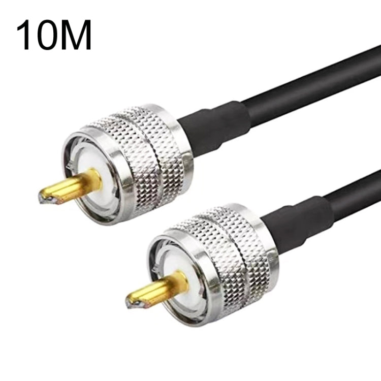 UHF Male To UHF Male RG58 Coaxial Adapter Cable, Cable Length:10m - Connectors by PMC Jewellery | Online Shopping South Africa | PMC Jewellery | Buy Now Pay Later Mobicred