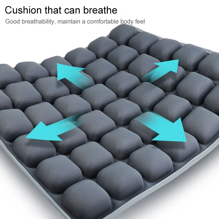 Air Cushion 3D Airbag Breathable Office Beautiful Buttocks Cushion Decompression Massage Cushion(Water Dual-Use Black Cushion) - Cushions & Pillows by PMC Jewellery | Online Shopping South Africa | PMC Jewellery | Buy Now Pay Later Mobicred