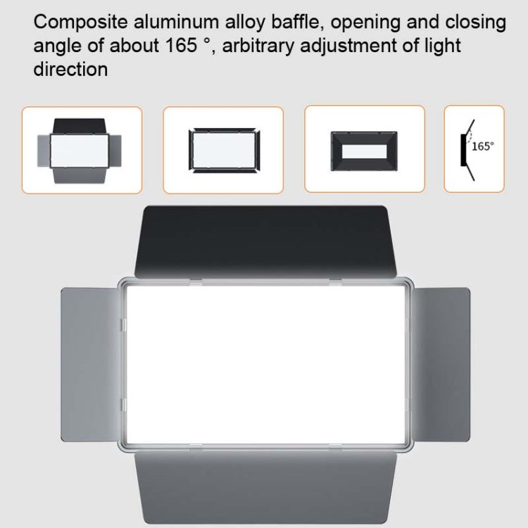 E900  55W  3000K-6500K Flat Panel Lights Live Broadcast Fill Light Knob Battery Model -  by PMC TechLife | Online Shopping South Africa | PMC TechLife | Buy Now Pay Later Mobicred