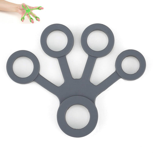 Silicone Finger Trainer Device Fan-shaped Pull Ring(Dark Gray) - Fitness Equipments by PMC Jewellery | Online Shopping South Africa | PMC Jewellery | Buy Now Pay Later Mobicred