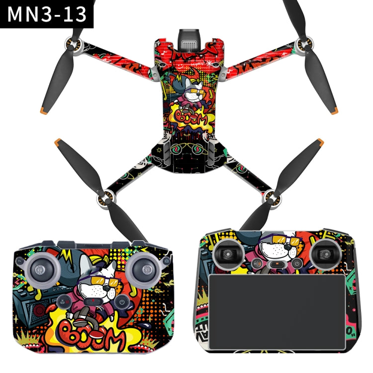 Full Surround Style Waterproof  Sticker For DJI Mini 3 Pro RC With Screen Version(Mn3-13) - Stickers by PMC Jewellery | Online Shopping South Africa | PMC Jewellery | Buy Now Pay Later Mobicred