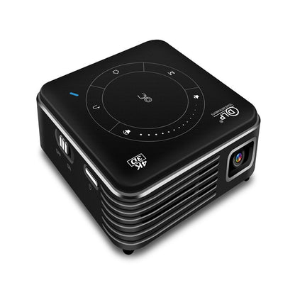 P11 4K HD DLP Mini 3D Projector 4G + 32G Smart Micro Convenient Projector, Style:AU Plug(Black) - Mini Projector by PMC Jewellery | Online Shopping South Africa | PMC Jewellery | Buy Now Pay Later Mobicred