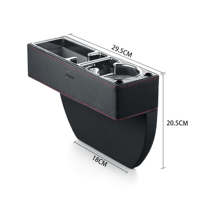 SUSISUN SNH010 Car Seat Gap Storage Box, Style:Positive Drive USB Charging(Brown) - Stowing Tidying by SUSISUN | Online Shopping South Africa | PMC Jewellery | Buy Now Pay Later Mobicred