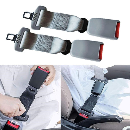 2 PCS Child And Pregnant Woman Car Seat Belt Extender, Length:23cm(Gray) - Seat Belts & Padding by PMC Jewellery | Online Shopping South Africa | PMC Jewellery | Buy Now Pay Later Mobicred