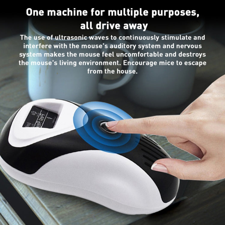 Ultrasonic Multifunctional Mouse Repeller Energy-Saving Silent Insect Repeller, Plug Type:US Plug(Black White) - Repellents by PMC TechLife | Online Shopping South Africa | PMC TechLife | Buy Now Pay Later Mobicred