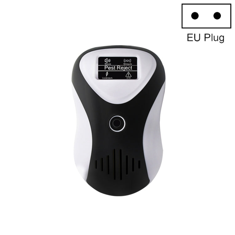 Ultrasonic Multifunctional Mouse Repeller Energy-Saving Silent Insect Repeller, Plug Type:EU Plug(Black White) - Repellents by PMC TechLife | Online Shopping South Africa | PMC TechLife | Buy Now Pay Later Mobicred