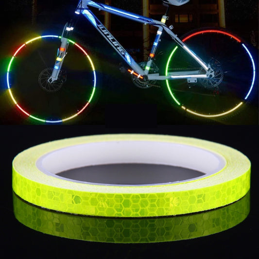 3 Rolls Bicycle Mountain Bike Motorcycle Sticker Car Contour Reflective Sticker Night Riding Reflective Sticker 1 x 800cm(Yellow) - Decorative Accessories by PMC Jewellery | Online Shopping South Africa | PMC Jewellery | Buy Now Pay Later Mobicred