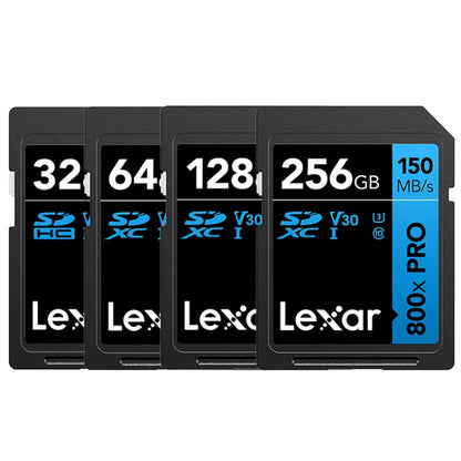 Lexar SD-800X Pro High Speed SD Card SLR Camera Memory Card, Capacity: 64GB - SD Card by Lexar | Online Shopping South Africa | PMC Jewellery | Buy Now Pay Later Mobicred