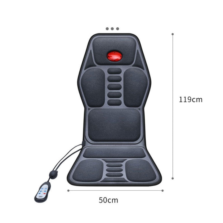 YJ-308 Car Massager Cervical Spine Neck Waist Car Home Heating Whole Body Multifunctional Massage Mat, Specification: Classic Version - Seat Accessories by PMC Jewellery | Online Shopping South Africa | PMC Jewellery | Buy Now Pay Later Mobicred