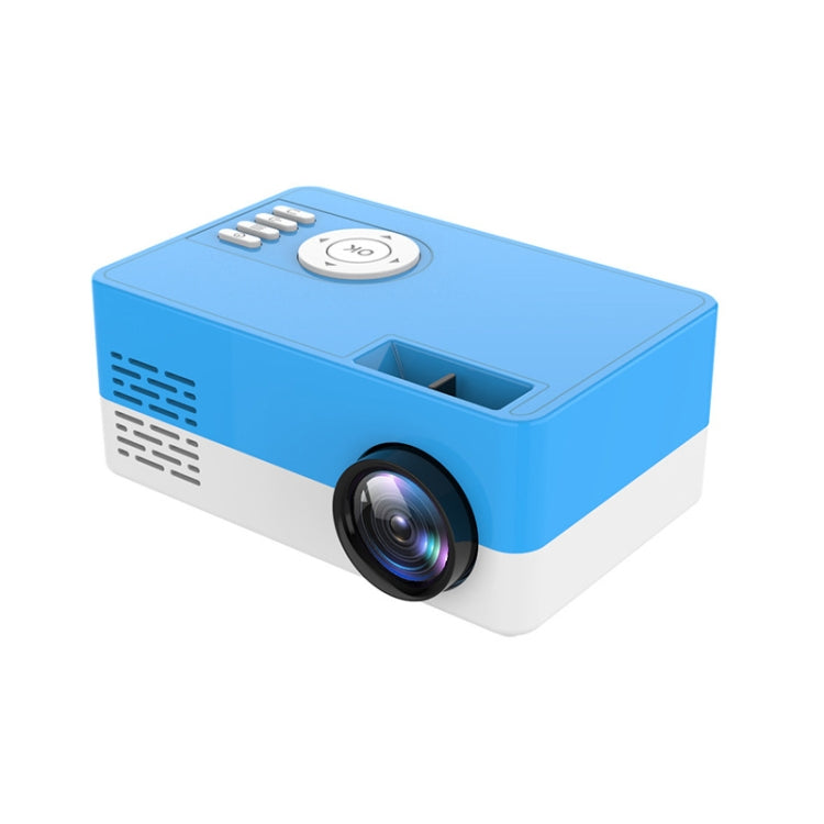 S261/J16 Home Mini HD 1080P Portable LED Projector, Support TF Card / AV / U Disk, Plug Specification:UK Plug(Blue White) - Mini Projector by PMC Jewellery | Online Shopping South Africa | PMC Jewellery | Buy Now Pay Later Mobicred