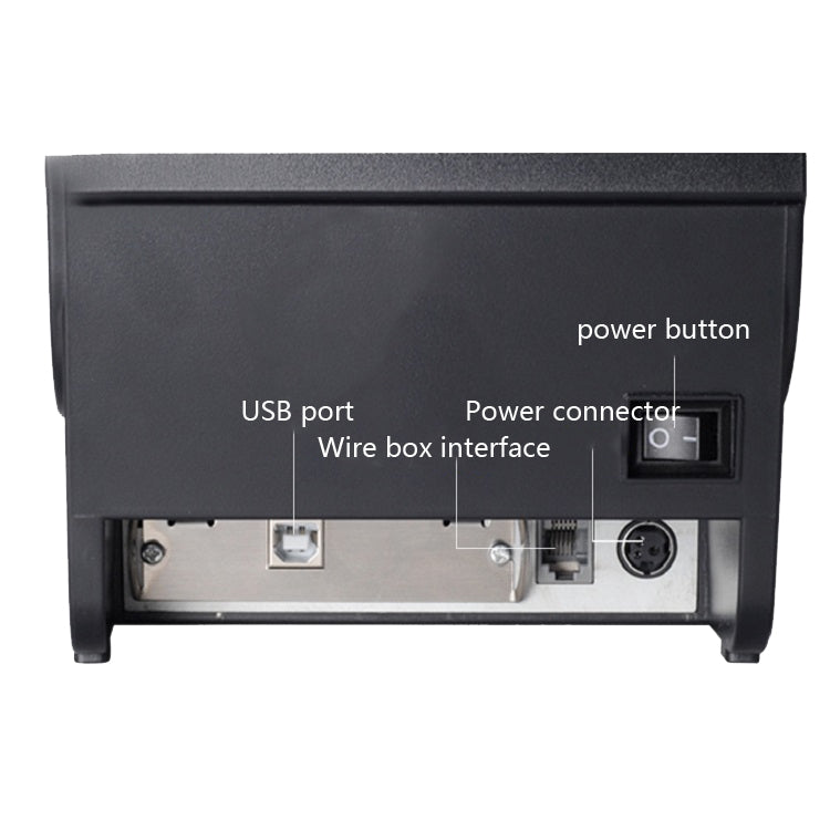 Xprinter XP-76IIH Dot Matrix Printer Open Roll Invoice Printer, Model: USB Interface(UK Plug) - free shipping - PMC Jewellery - Order now!