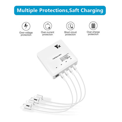 For DJI Mavic Mini Charger Battery USB 6 in 1 Hub Intelligent Battery Controller Charger, Plug Type:EU Plug - Other by PMC Jewellery | Online Shopping South Africa | PMC Jewellery | Buy Now Pay Later Mobicred