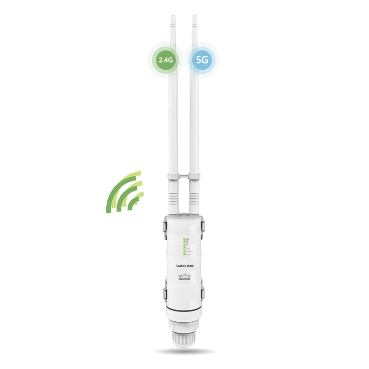 WAVLINK AC600 AP 2.4G/5G Dual Frequency Outdoor High Power Repeater, Pulg Type:US Plug - free shipping - PMC Jewellery - Order now!
