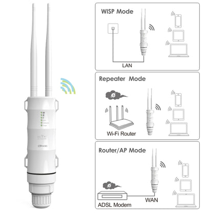 WAVLINK AC600 AP 2.4G/5G Dual Frequency Outdoor High Power Repeater, Pulg Type:US Plug - Wireless Routers by WAVLINK | Online Shopping South Africa | PMC Jewellery | Buy Now Pay Later Mobicred