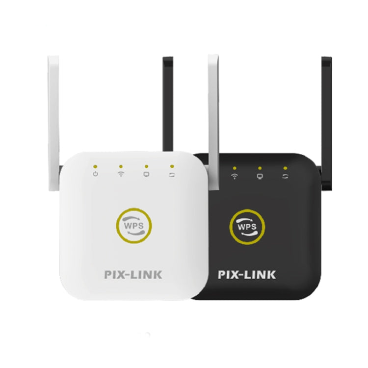 PIX-LINK WR22 300Mbps Wifi Wireless Signal Amplification Enhancement Extender, Plug Type:US Plug(Black) - Wireless Routers by PIX-LINK | Online Shopping South Africa | PMC Jewellery | Buy Now Pay Later Mobicred