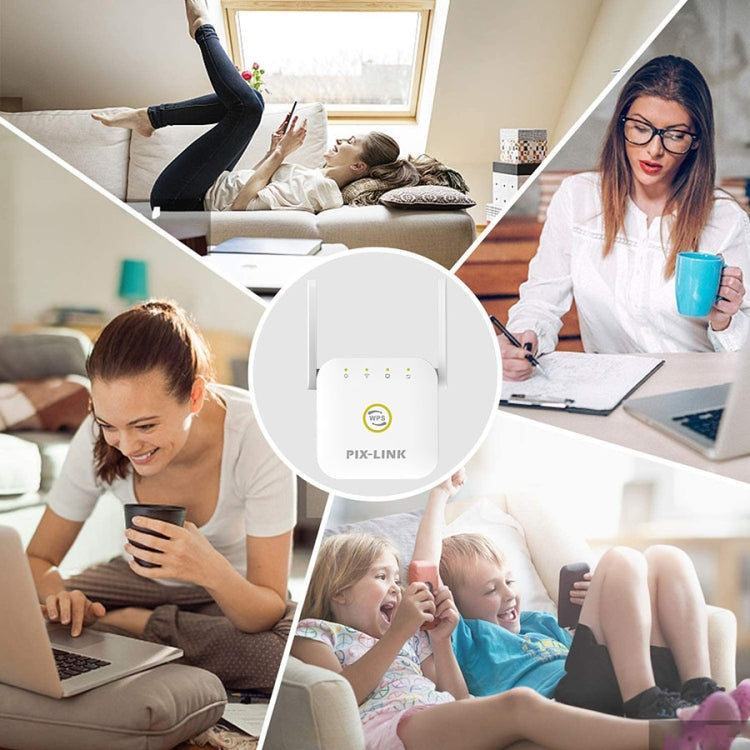 PIX-LINK WR22 300Mbps Wifi Wireless Signal Amplification Enhancement Extender, Plug Type:US Plug(White) - free shipping - PMC Jewellery - Order now!