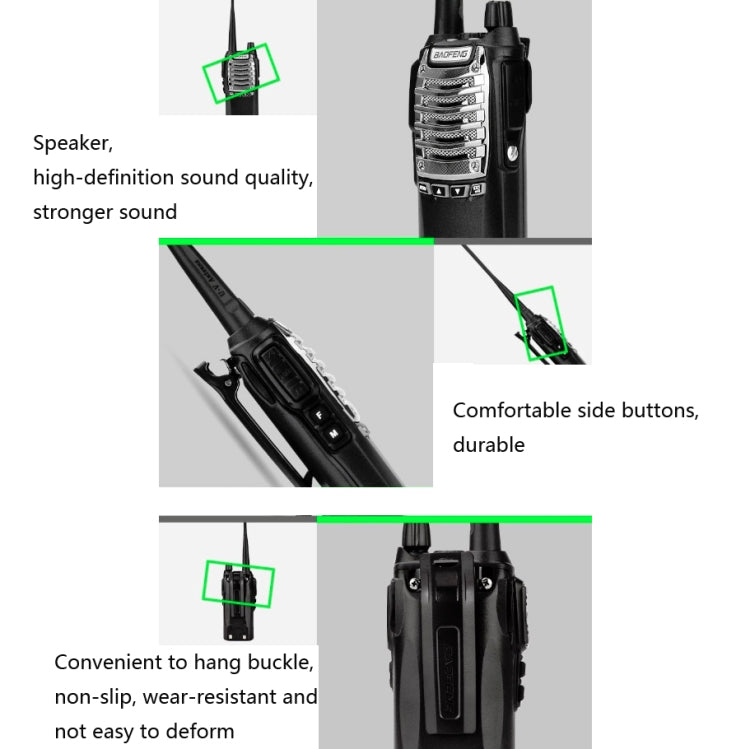 Baofeng UV-8D 8W High-power Dual-transmit Button Multifunctional Walkie-talkie, Plug Specifications:UK Plug - free shipping - PMC Jewellery - Order now!