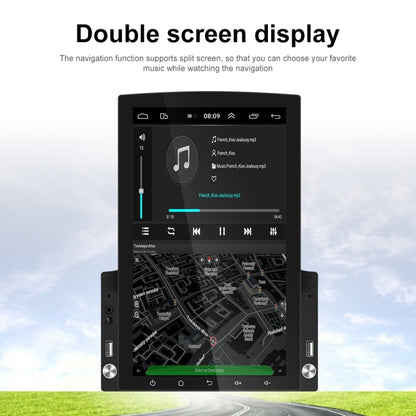 9.7 inch Vertical Screen HD 2.5D Glass Car MP5 Player Android Navigation All-in-one Machine, Specification:Standard+8 Lights Camera - Car MP3 & MP4 & MP5 by PMC Jewellery | Online Shopping South Africa | PMC Jewellery | Buy Now Pay Later Mobicred