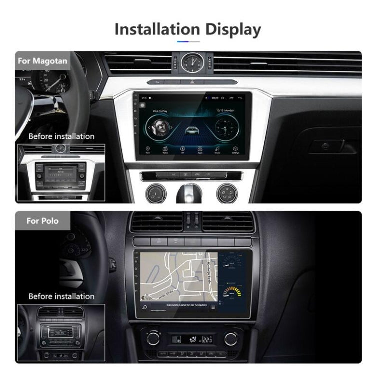 Universal Machine Android Smart Navigation Car Navigation DVD Reversing Video Integrated Machine, Size:9inch 2+16G, Specification:Standard+8 Lights Camera - Car DVD by PMC Jewellery | Online Shopping South Africa | PMC Jewellery | Buy Now Pay Later Mobicred