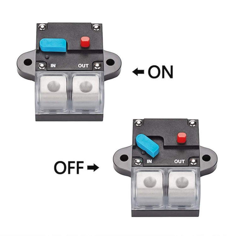 50A Auto Circuit Breaker Car Audio Fuse Holder Power Insurance Automatic Switch(Blue) - Fuse by PMC Jewellery | Online Shopping South Africa | PMC Jewellery | Buy Now Pay Later Mobicred