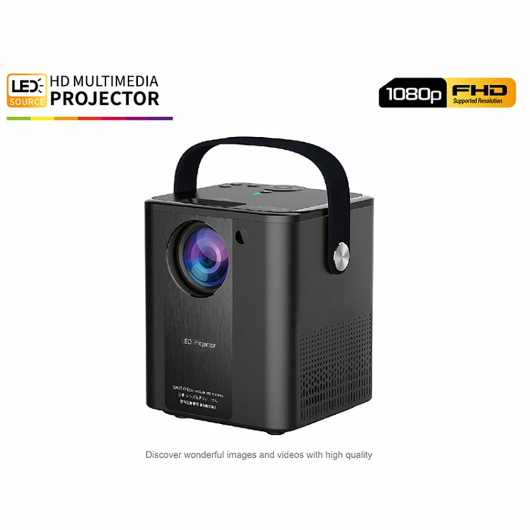 C500 Portable Mini LED Home HD Projector, Style:Same Screen Version(Black) - Mini Projector by PMC Jewellery | Online Shopping South Africa | PMC Jewellery | Buy Now Pay Later Mobicred