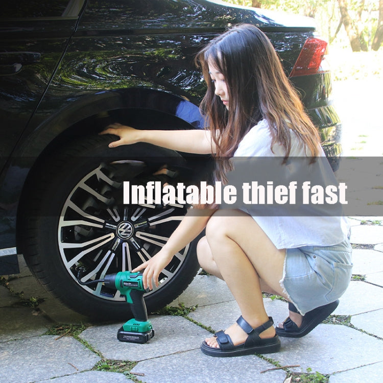 SUITU High-pressure Handheld Smart Digital Display Car Portable Wireless Tire Inflator(Green) - Inflatable Pump by SUITU | Online Shopping South Africa | PMC TechLife