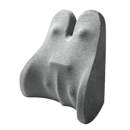 Car Seat Lumbar Support Cushion Memory Foam Office Lumbar Cushion, Size: Bandage(Light Gray) - Seat Accessories by PMC Jewellery | Online Shopping South Africa | PMC Jewellery | Buy Now Pay Later Mobicred