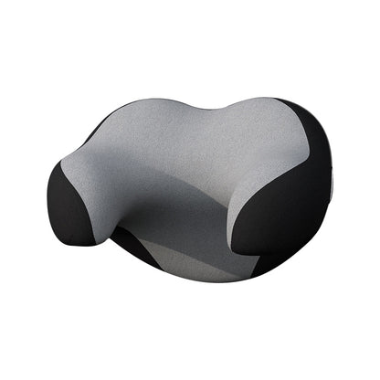 U-shaped Car Headrest Car Memory Foam Neck Pillow(Black Gray) - Seat Accessories by PMC Jewellery | Online Shopping South Africa | PMC Jewellery | Buy Now Pay Later Mobicred