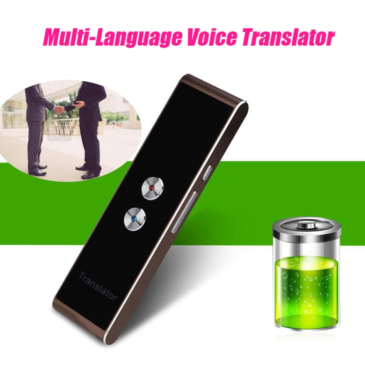 Portable Smart Voice Translator Upgrade Version for Learning Travel Business Meeting 3 in 1 voice Text Photo Language Translator(Black) -  by PMC Jewellery | Online Shopping South Africa | PMC Jewellery | Buy Now Pay Later Mobicred