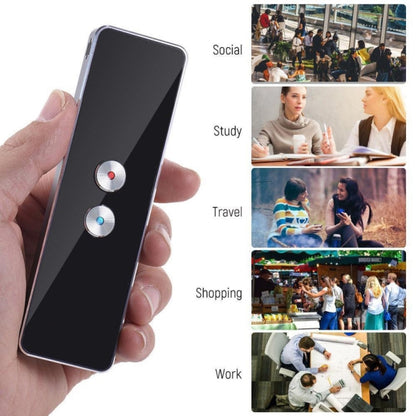 Portable Smart Voice Translator Upgrade Version for Learning Travel Business Meeting 3 in 1 voice Text Photo Language Translator(Black) -  by PMC Jewellery | Online Shopping South Africa | PMC Jewellery | Buy Now Pay Later Mobicred