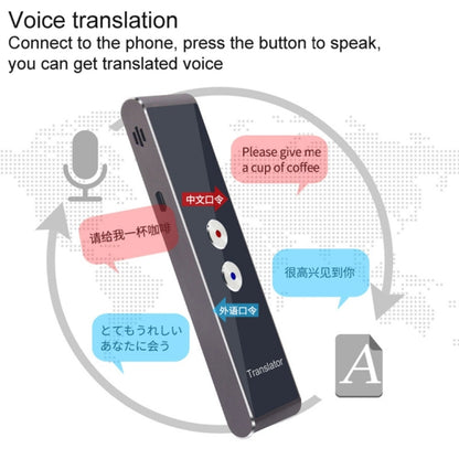 T8 Pocket Language Translator Voice 30 Languages Two Way Real Time Intercom Portable Translator For Personal Learning Travelling Black -  by PMC Jewellery | Online Shopping South Africa | PMC Jewellery | Buy Now Pay Later Mobicred