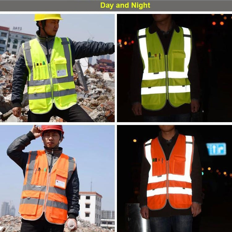 Multi-pockets Safety Vest Reflective Workwear Clothing, Size:L-Chest 118cm(Blue) - Reflective Safety Clothing by PMC Jewellery | Online Shopping South Africa | PMC Jewellery | Buy Now Pay Later Mobicred