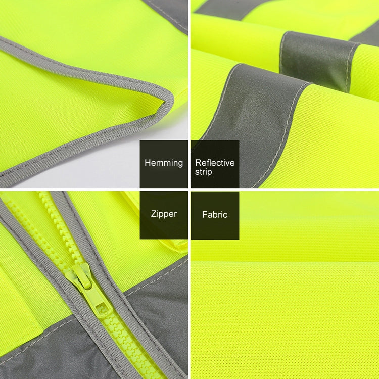 Multi-pockets Safety Vest Reflective Workwear Clothing, Size:XL-Chest 124cm(Orange) - Reflective Safety Clothing by PMC Jewellery | Online Shopping South Africa | PMC Jewellery | Buy Now Pay Later Mobicred