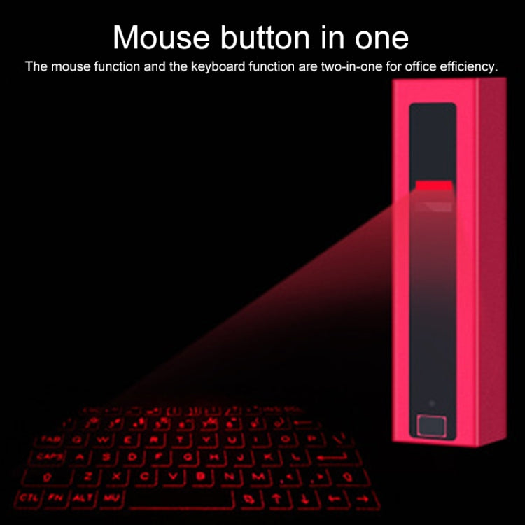 F2 Portable Lipstick Laser Virtual Laser Projection Mouse And Keyboard(Purple) - Laser Keyboard by PMC Jewellery | Online Shopping South Africa | PMC Jewellery | Buy Now Pay Later Mobicred