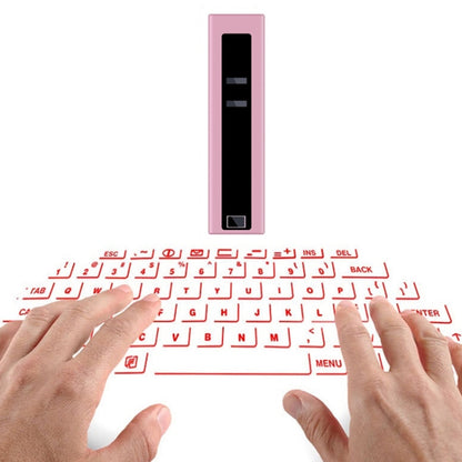 F2 Portable Lipstick Laser Virtual Laser Projection Mouse And Keyboard(Rose Gold) - Laser Keyboard by PMC Jewellery | Online Shopping South Africa | PMC Jewellery | Buy Now Pay Later Mobicred